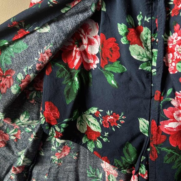 Ambiance Off Shoulder Romper with Maxi Overlay – Size L - Picture 1 of 6